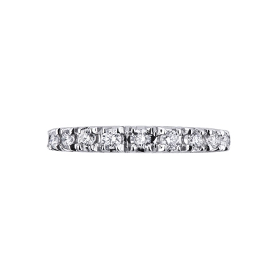 Half eternity ring with diamonds 
