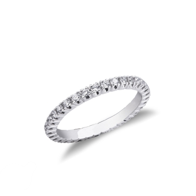 Eternity in Oro Bianco 18k e Diamanti