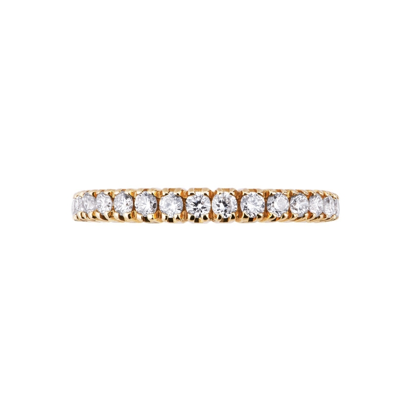 Eternity a griffe in Oro giallo 18k con Diamanti
