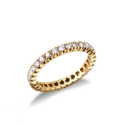 Eternity a griffe in Oro giallo 18k con Diamanti