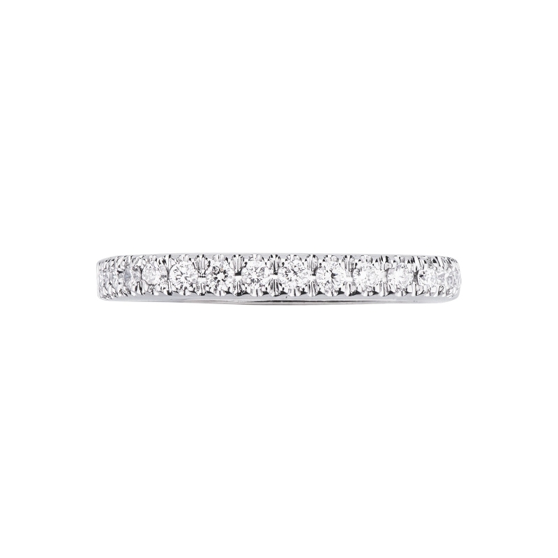 Square Diamond Ring 18k White Gold