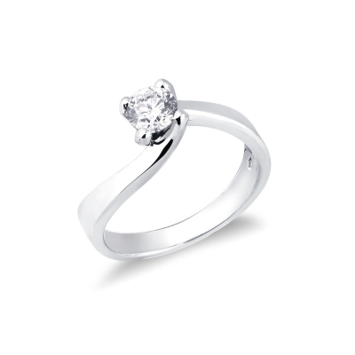 Anello da proposta Infinito con diamante 0,50 ct 