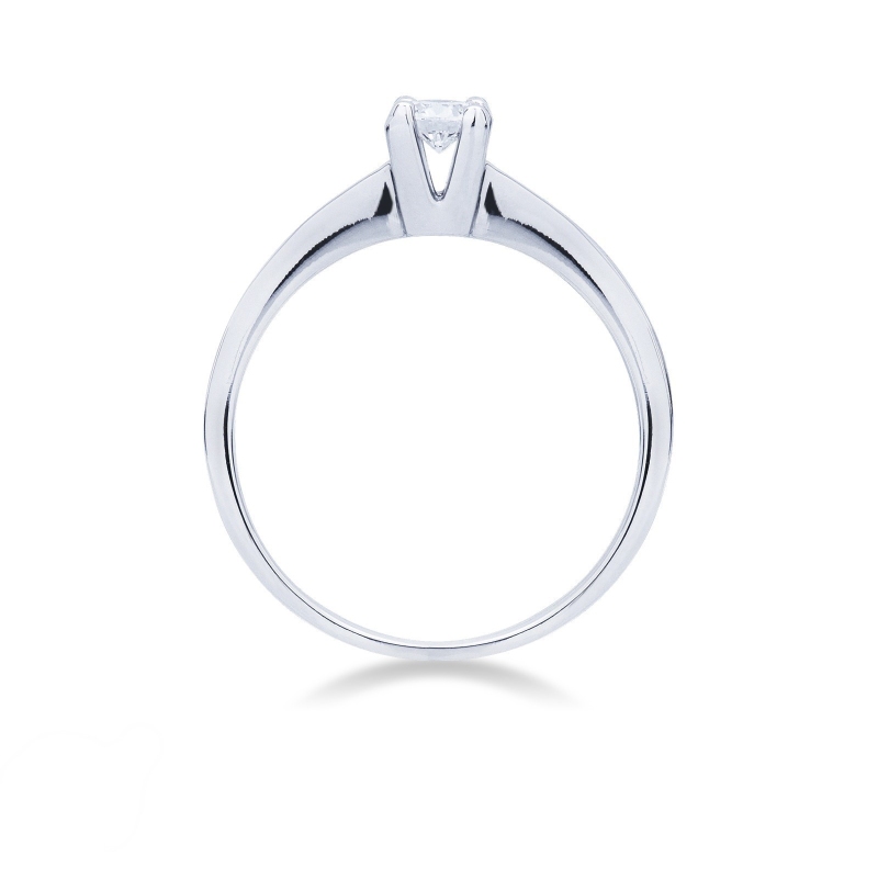 Solitario Gioia 0,20 ct in Oro Bianco 18k