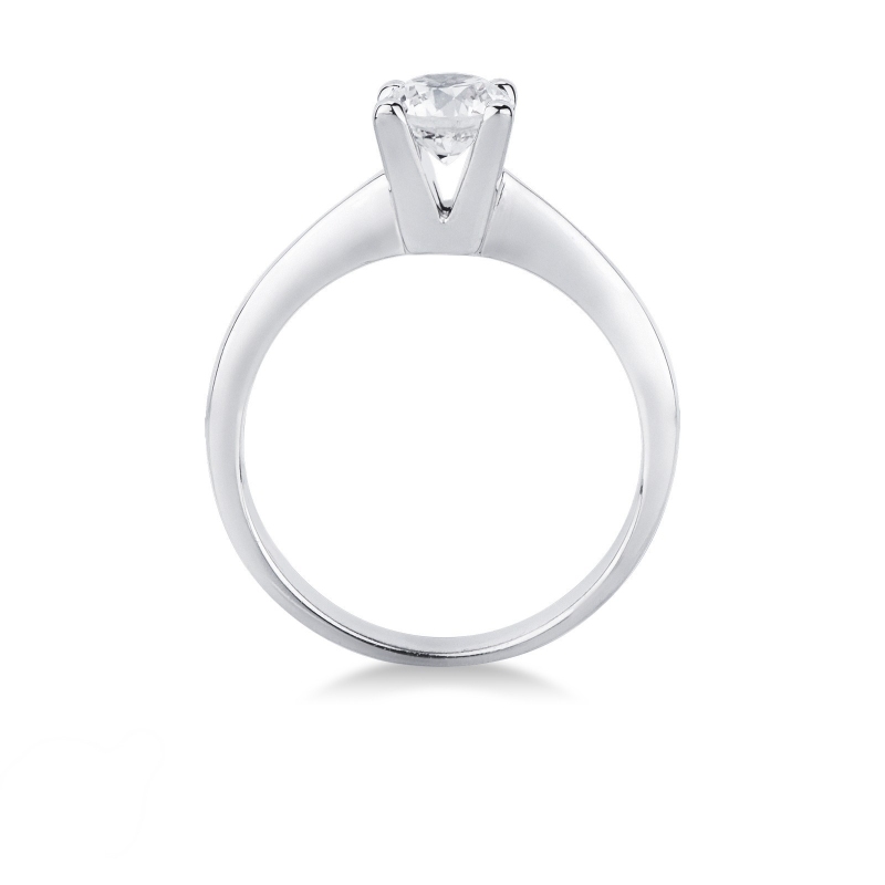 Anello fidanzamento Gioia Oro Bianco 0,70 ct