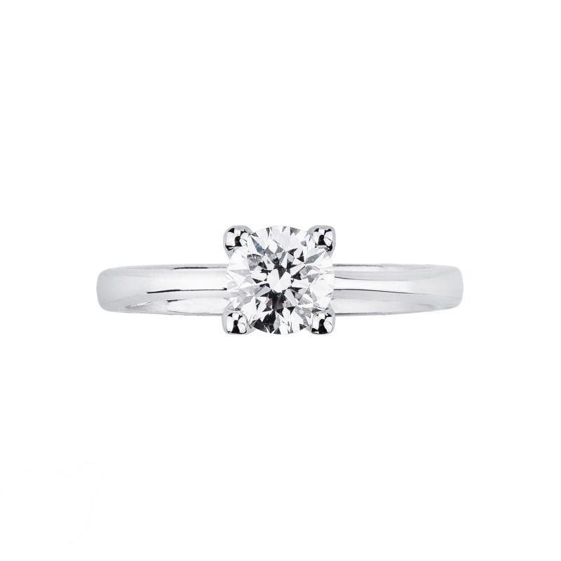 Anello fidanzamento Gioia Oro Bianco 0,70 ct
