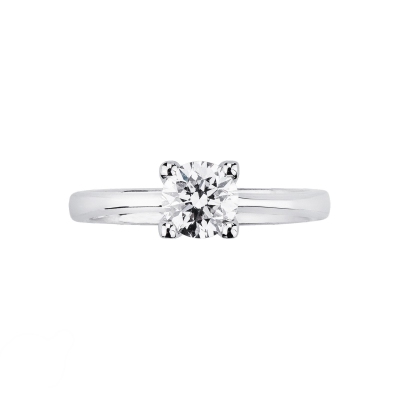 Anello fidanzamento Gioia Oro Bianco 0,70 ct