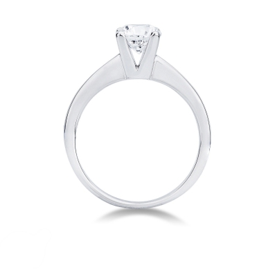 Anello fidanzamento Gioia Oro Bianco 0,90 ct
