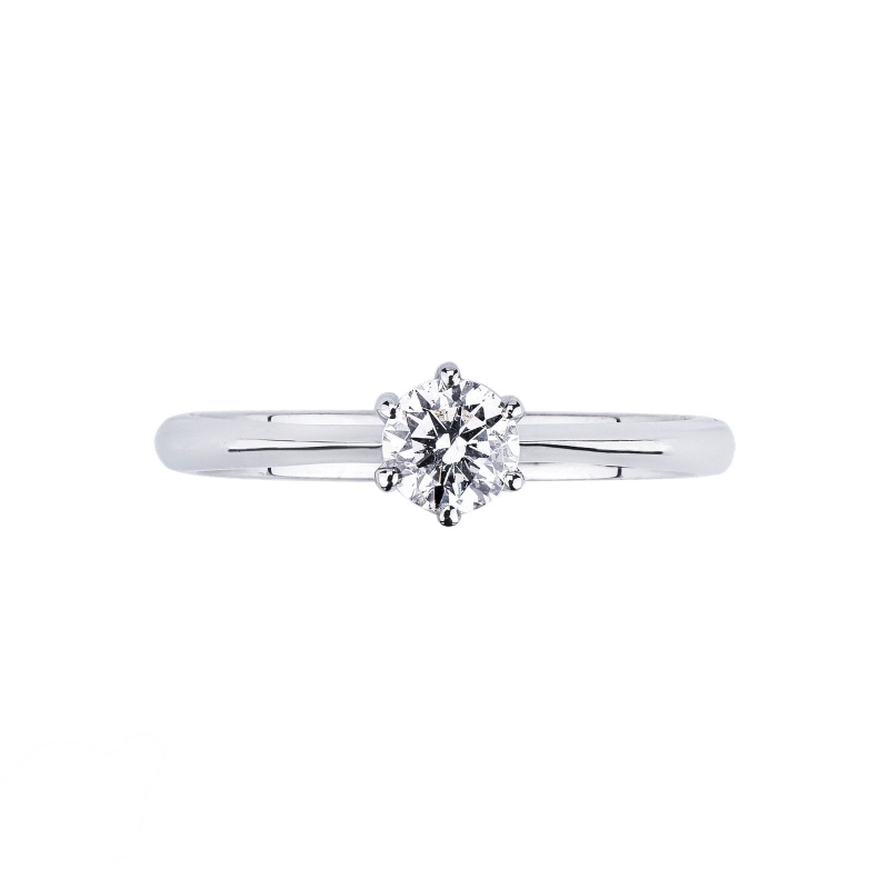 Anello da proposta Regina 0,40 ct Oro Bianco