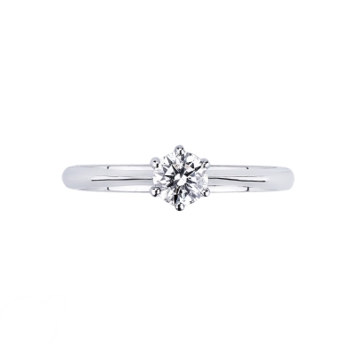 Anello da proposta Regina 0,40 ct Oro Bianco
