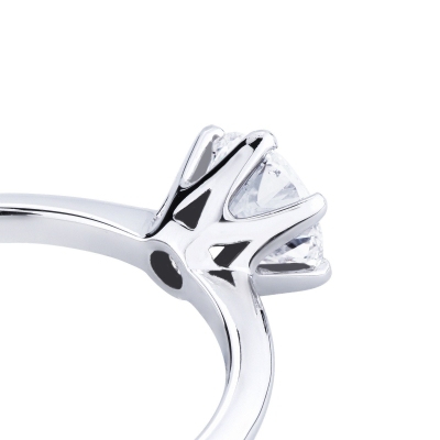 Anello fidanzamento Regina con Diamante 1 Carato