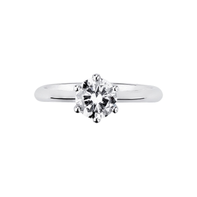 Anello fidanzamento Regina con Diamante 1 Carato