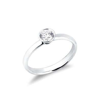 Anello da proposta Sguardo 0,40 ct Oro Bianco 18k