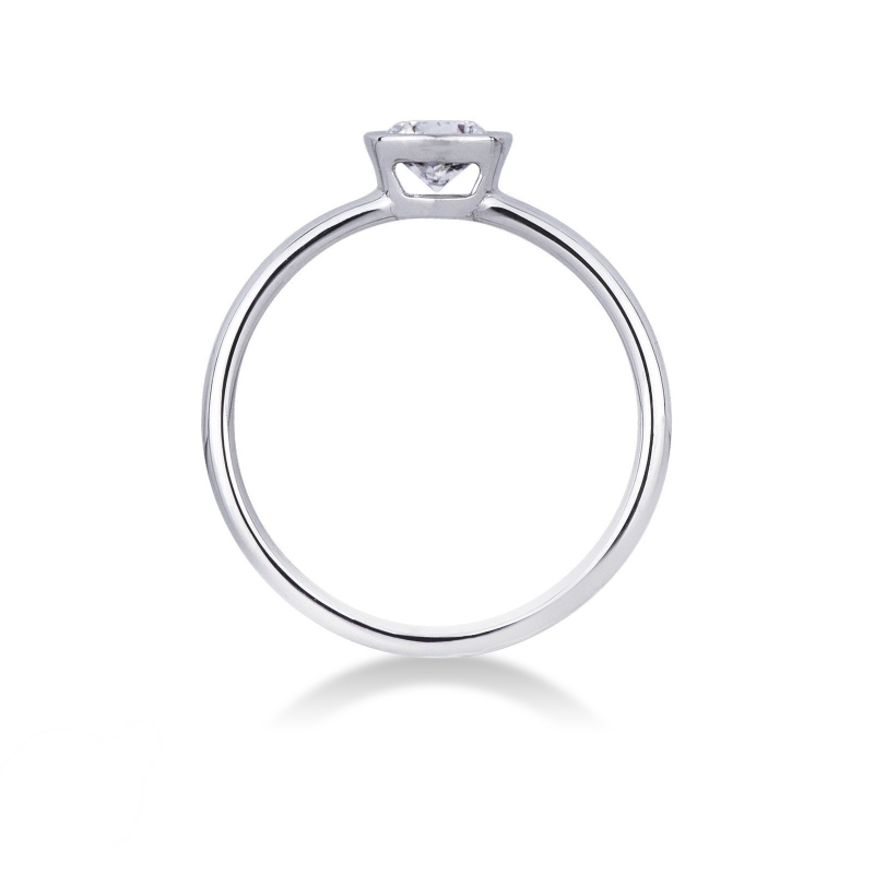  Anello fidanzamento Sguardo 0,50 ct Oro Bianco