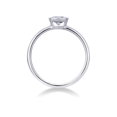  Anello fidanzamento Sguardo 0,50 ct Oro Bianco