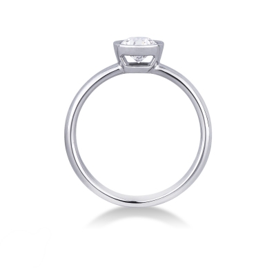 Anello fidanzamento Sguardo 0,70 ct Oro Bianco