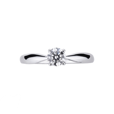 Anello con diamante Prezioso 0.50 ct in oro bianco