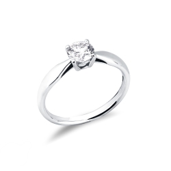 Anello fidanzamento Prezioso 0.70 ct oro bianco