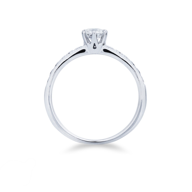Anello da proposta Incanto in oro bianco 0.40 ct