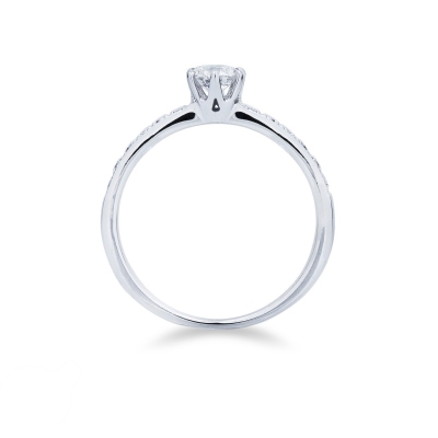Anello da proposta Incanto in oro bianco 0.40 ct