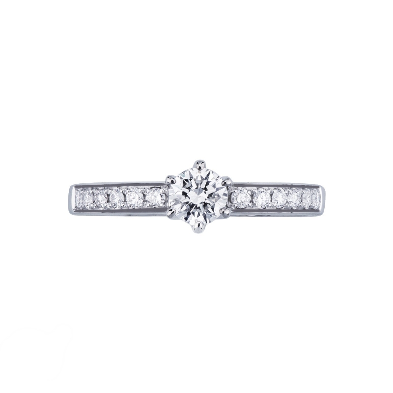 Anello da proposta Incanto in oro bianco 0.40 ct