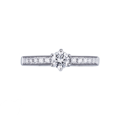 Anello da proposta Incanto in oro bianco 0.40 ct