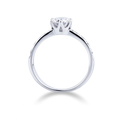 Anello fidanzamento Incanto diamante 1 ct oro bianco