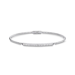 White Gold Bracelet Woman With Diamonds