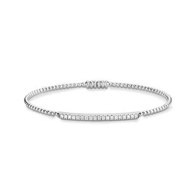 White Gold Bracelet Woman With Diamonds