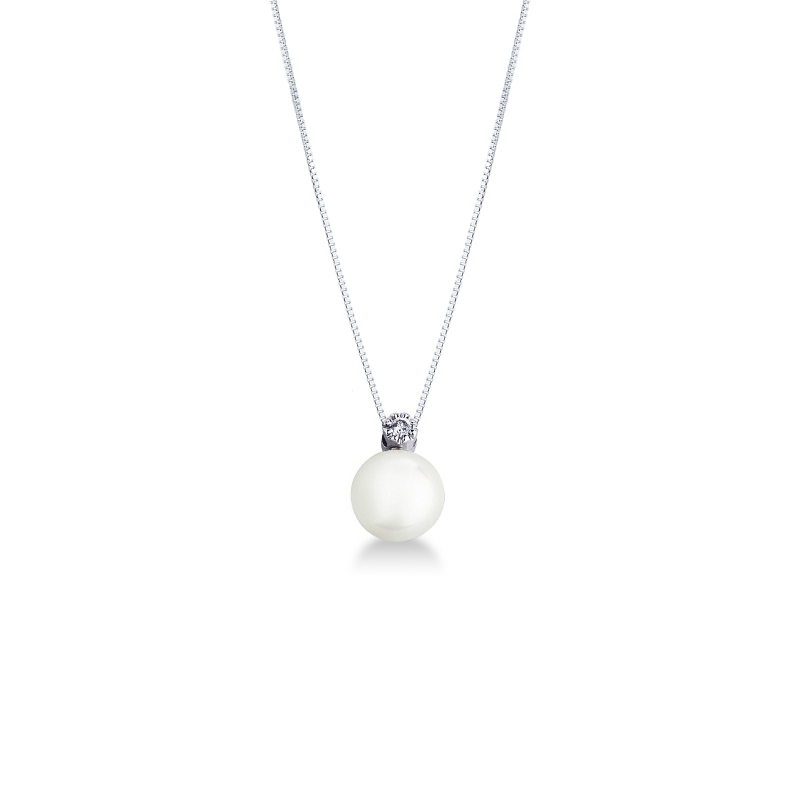Collana Oro Bianco 14K Forsantina 1.5 Mm - Lunghezze 40,6 - 45,7 - 50,8 Cm - Catena Per Ciondolo O Da Sola