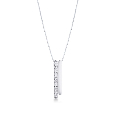 White Gold Diamond Necklace