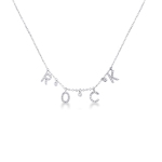 Collana con scrit...