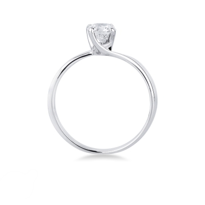 Solitaire ring with a 0,50 ct diamond 