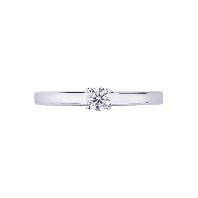 4 claw solitaire 0,20 ct diamond ring 
