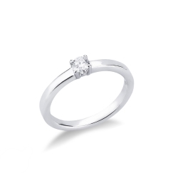 4 claw solitaire 0,20 ct diamond ring 