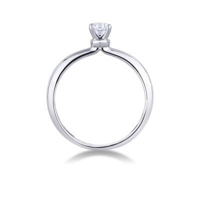 Solitario Anello Sospiro con diamante 0,30 ct