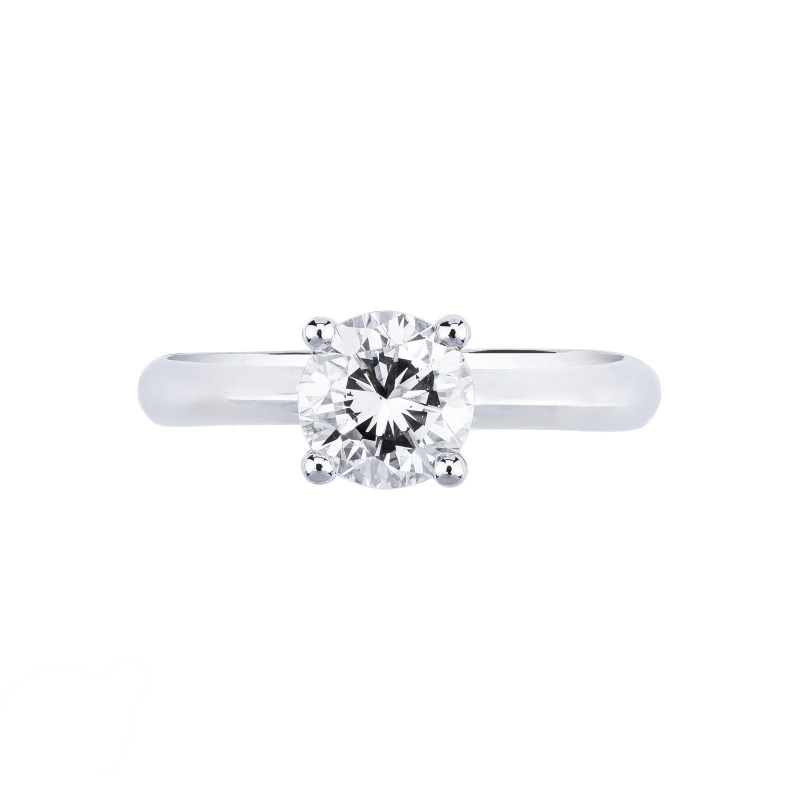 Anello fidanzamento Sospiro con diamante 1 ct