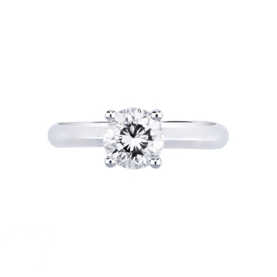 Anello fidanzamento Sospiro con diamante 1 ct