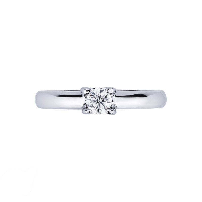 Solitario Legame con diamante 0,25 ct in Oro Bianco