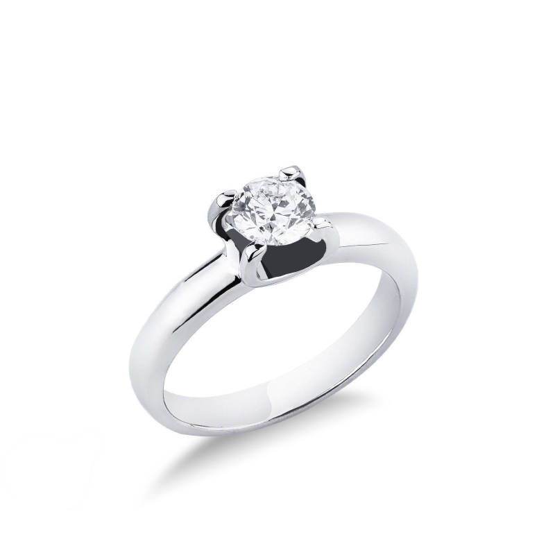 Anello Fidanzamento Legame 0,70 ct in Oro Bianco