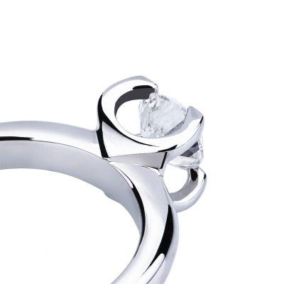  Anello Fidanzamento Legame con diamante 0,90 ct 