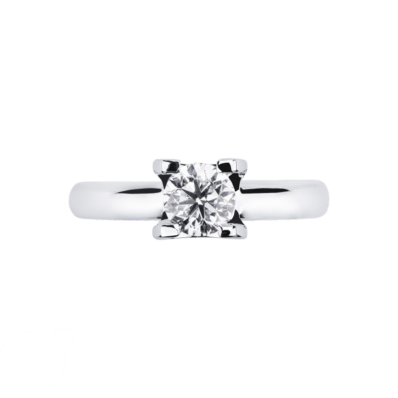 Anello Fidanzamento Legame con diamante 0,90 ct 