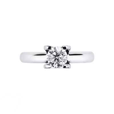  Anello Fidanzamento Legame con diamante 0,90 ct 