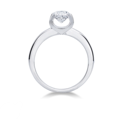 Anello Fidanzamento Legame con diamante 1 Carato