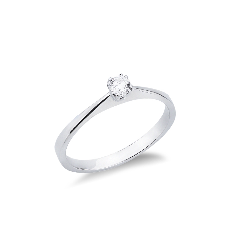 Anello proposta Amore Mio Tesoro 0,10 ct
