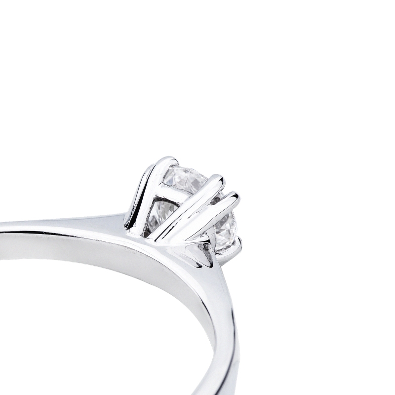 Solitario Tesoro Diamante 0,40 ct Oro Bianco 750