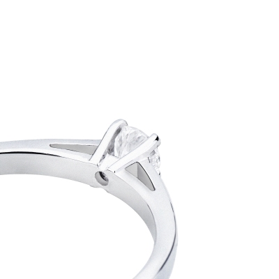 Anello da proposta Passione 0,20 ct in Oro Bianco 