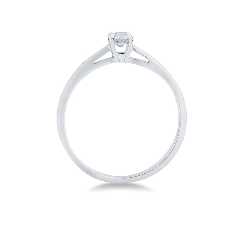Anello da proposta Passione 0,20 ct in Oro Bianco 