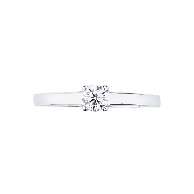 Anello da proposta Passione 0,20 ct in Oro Bianco 