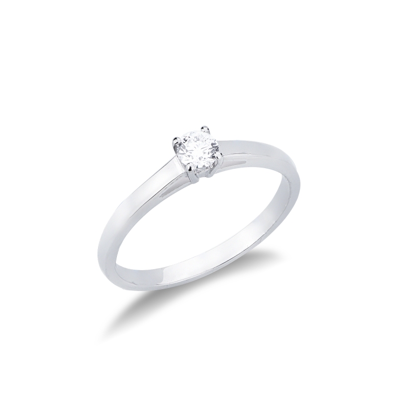 Anello da proposta Passione 0,20 ct in Oro Bianco 