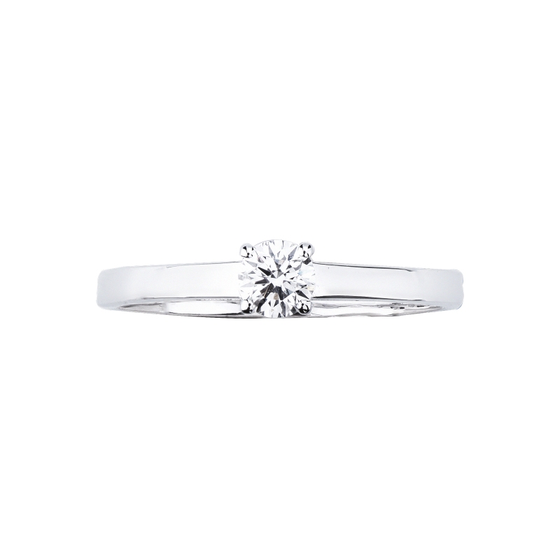 Anello solitario Passione in oro bianco 0,25 ct